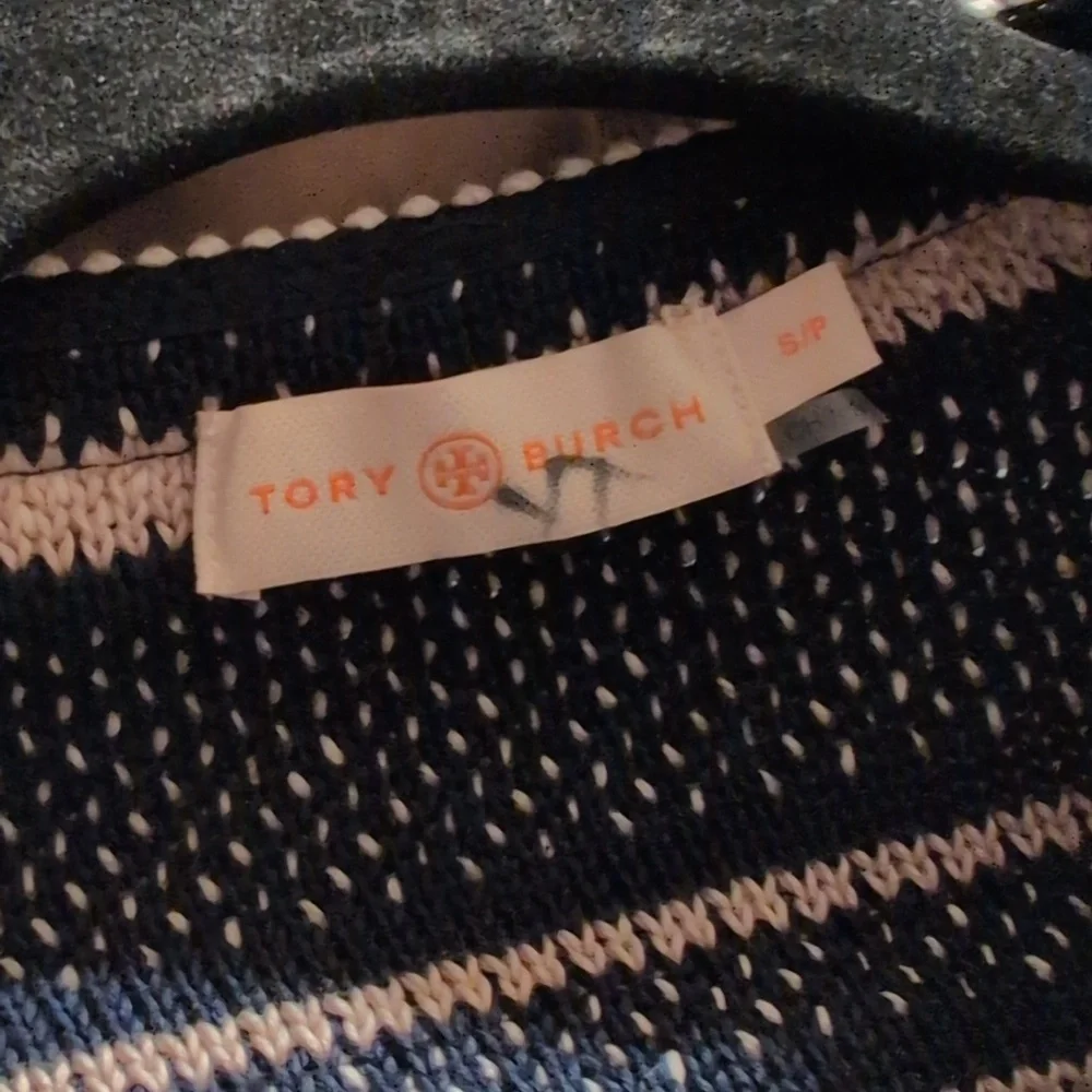 Tory Burch striped cotton cardigan